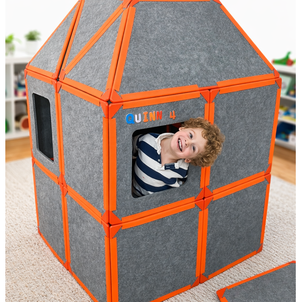 Montessori MonteCraft – Premium Magnetic Building Blocks (68 Blocks)